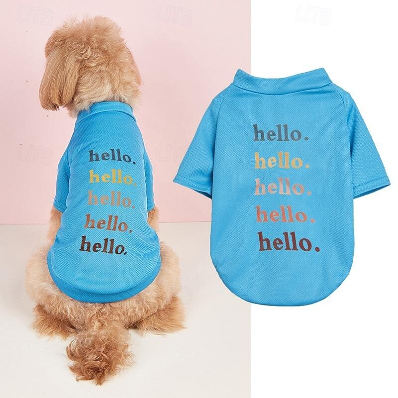Hund Katt T-shirt söt stil Ledigt Vinter Andningsfunktion Mjuk Tvättbar Bekväm Utomhus Ledigt / vardag Hundkläder for Bichon Frisé Pommeran valpen eller det lilla husdjuret Fjäril Small 2025 - $22.99 –P6