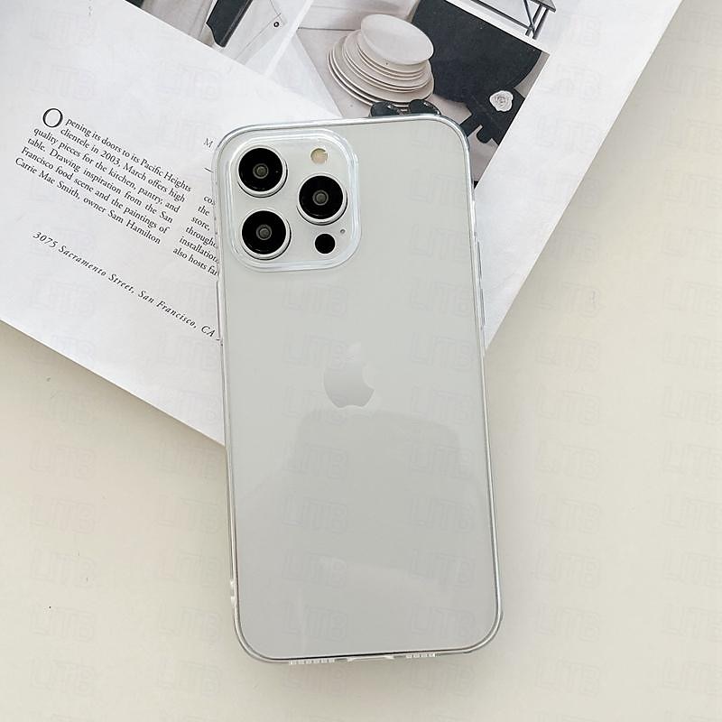 τηλέφωνο tok Για iPhone 15 Pro Max Plus iPhone 14 13 12 11 Pro Max Mini SE X XR XS Max 8 7 Plus Πίσω Κάλυμμα Πεντακάθαρη Λεπτή θήκη Διαφανής Σούπερ Λεπτό Ανθεκτική σε πτώσεις Ρετρό TPU 2025 - $14.99 –P3