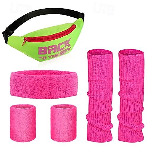 שנות ה-80 נשף מסכות תחפושות בגדי ריקוד נשים האלווין (ליל כל הקדושים) קרנבל נשף מסכות מסיבה\אירוע ערב מסיבת רווקות מצעד הגאווה מבוגרים מחממי רגליים שק גומיות 2026 - $21.99 –P8