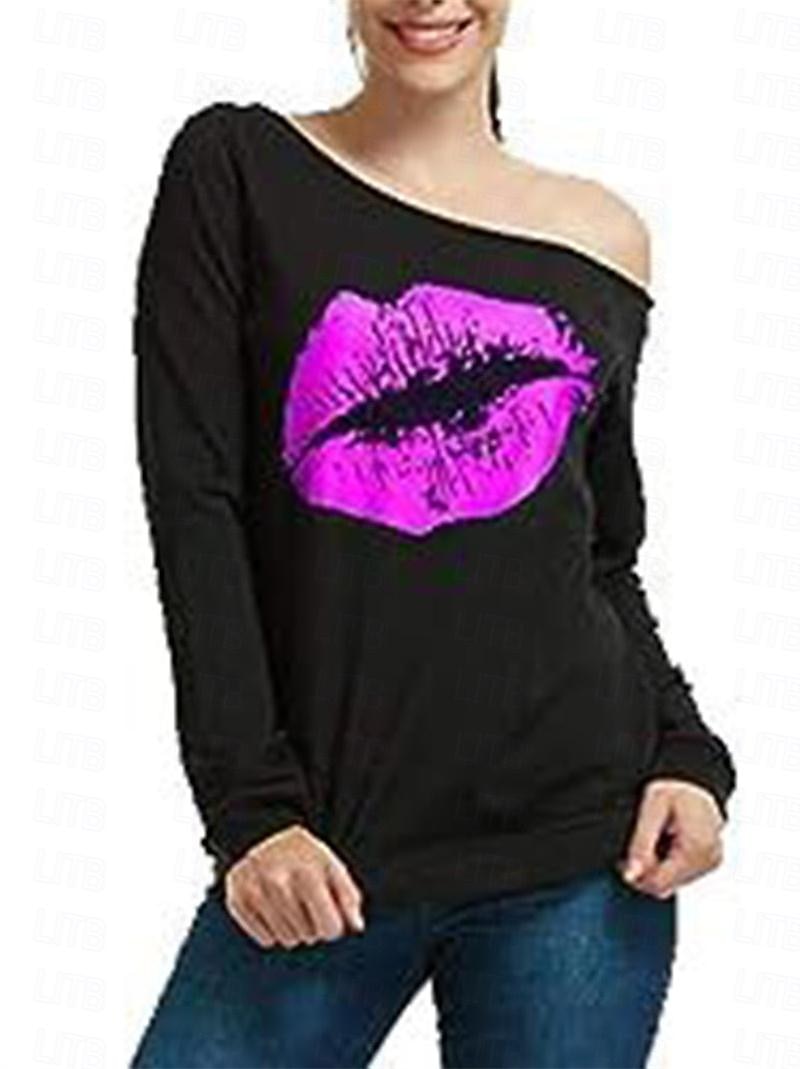 Retro / vintage Lata 80 Bal maskowy Bluzy Z odsłoniętymi ramionami Strój na bal maskowy Damskie Bal maskowy Impreza / Wieczór Parada równości Miesiąc Dumy Dla dorosłych Top Wiosna Jesień 2025 - $23.99 –P10