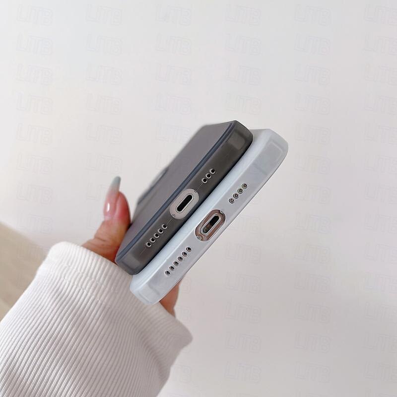 telefon Carcasă Pro iPhone 15 14 Pro Max Plus 13 12 11 Pro Max Mini Zadní kryt Slim Case Ultra tenké Nárazuvzdorné Retro TPU 2025 - $5.49 –P3