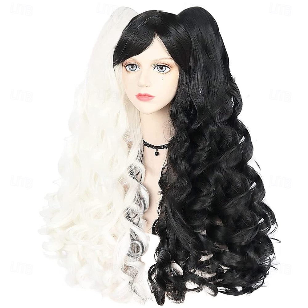 Peruca Longa Cacheada Azul com Rabo de Cavalo Peruca Azul Claro com 2 Rabos de Cavalo Peruca Lolita Azul com Franja para Mulheres Peruca Anime Peluca Azul para Fantasia Carnaval Halloween de 2025 por $35.99 –P17