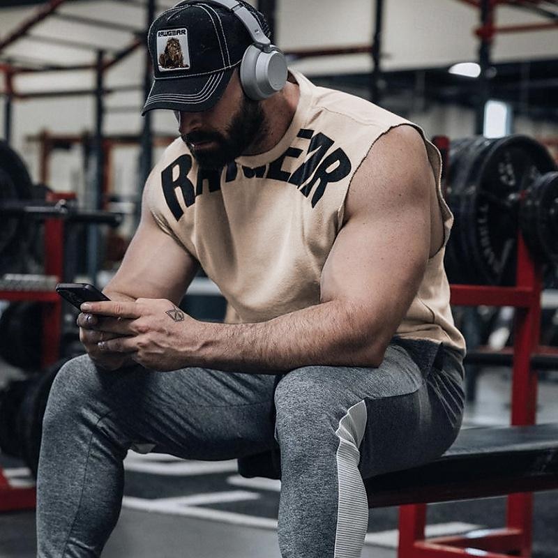 Men's Tank Top Vest Top Undershirt Sleeveless Shirt Sleeveless Crewneck Summer Color Block Fashion Designer Basic Vacation Street Going out Black White Khaki Top Tee for Men 2025 - $23.99 –P8