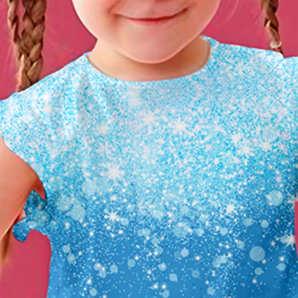 FILLE 3D Motif de flocon de neige Princesse Robe à Volants Rose Sans Manches 3D effet Eté du quotidien Vacances Décontractées Magnifique Enfants 3-12 ans Robe casual Robe Débardeur Au dessus du genou de 2025 ? $14.99 –P9