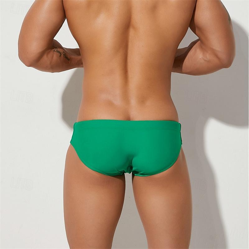 Ανδρικά Σορτσάκια Swim Brief Καθημερινά Ρούχα Διακοπές Καλοκαιρινή κολύμβηση στην παραλία Moale Άνετο Κορδόνι Ελαστική μέση Συνδυασμός Χρωμάτων σύντομο Γυμναστική Καθημερινό Ρούχα Γυμναστικής 2026 - $13.49 –P12