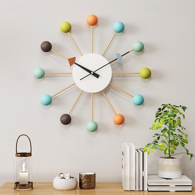 grande orologio da parete in metallo decorativo silenzioso senza ticchettio grandi orologi decorazioni moderne per la casa per soggiorno camera da letto sala da pranzo ufficio del 2025 a $102.99 –P7