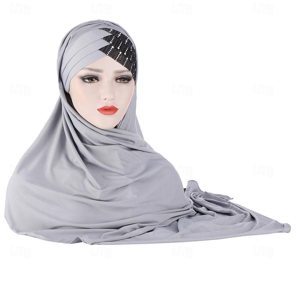 conjunto com vestido abaya feminino vestido maxi muçulmano árabe com cinto vestido religioso árabe saudita lenços hijab cachecol envoltório headpiece ramadan religioso 2 peças feminino ramadan árabe de 2025 por $42.99 –P9