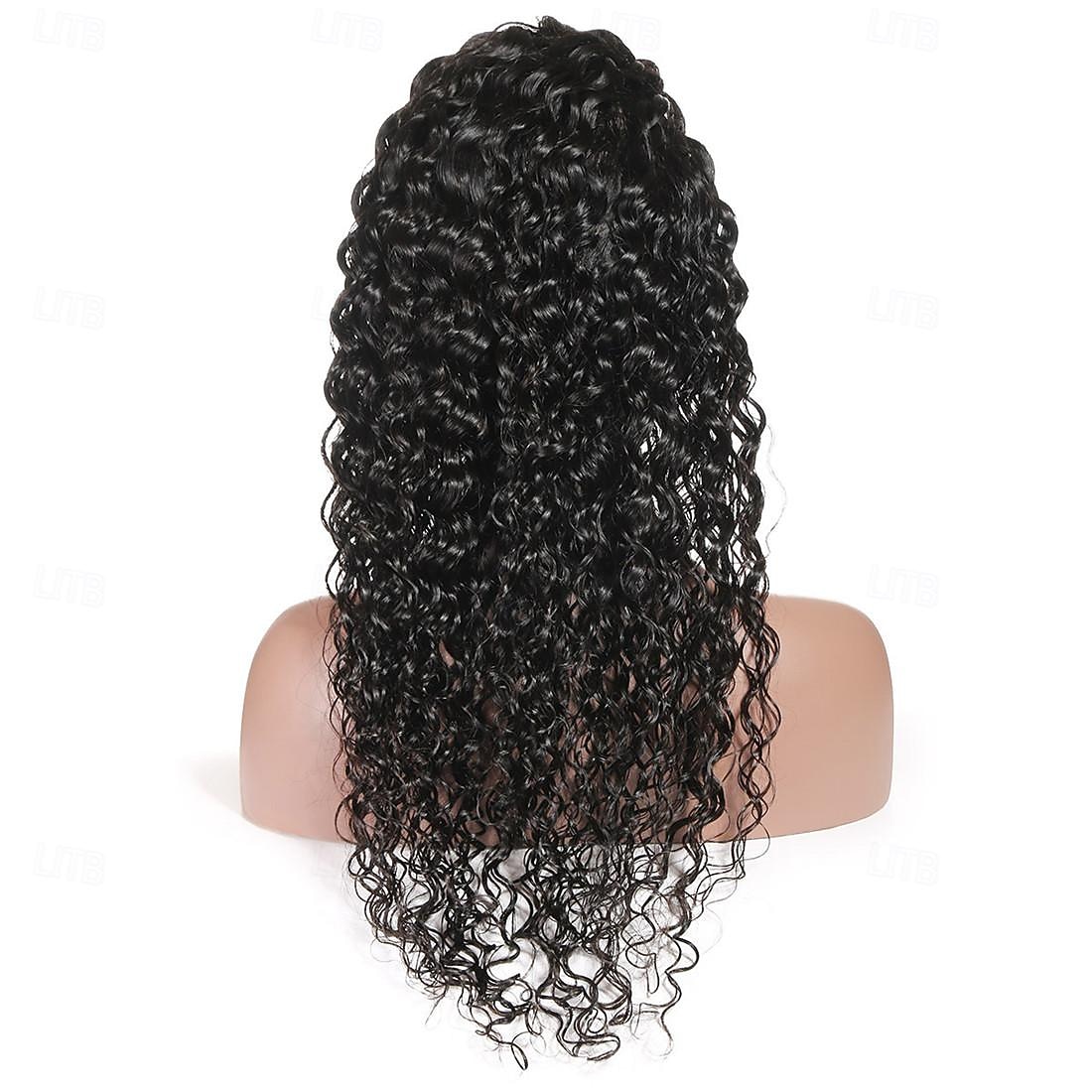 Parrucca frontale con chiusura in pizzo 5x5, parrucche per capelli umani con onde d'acqua per donne, densità 150% del 2025 a $169.99 –P2