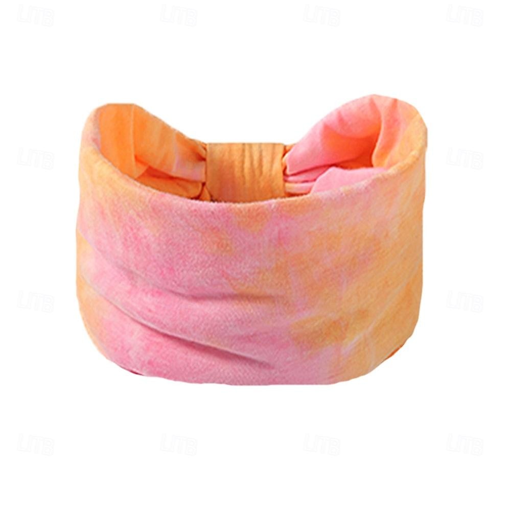 fasce boho larghe fasce per capelli turbante stile africano fasce annodate elasticizzate leopardate fasce floreali elastiche per capelli yaga accessori di moda per donne e ragazze nere (set 6) del 2025 a $6.99 –P15