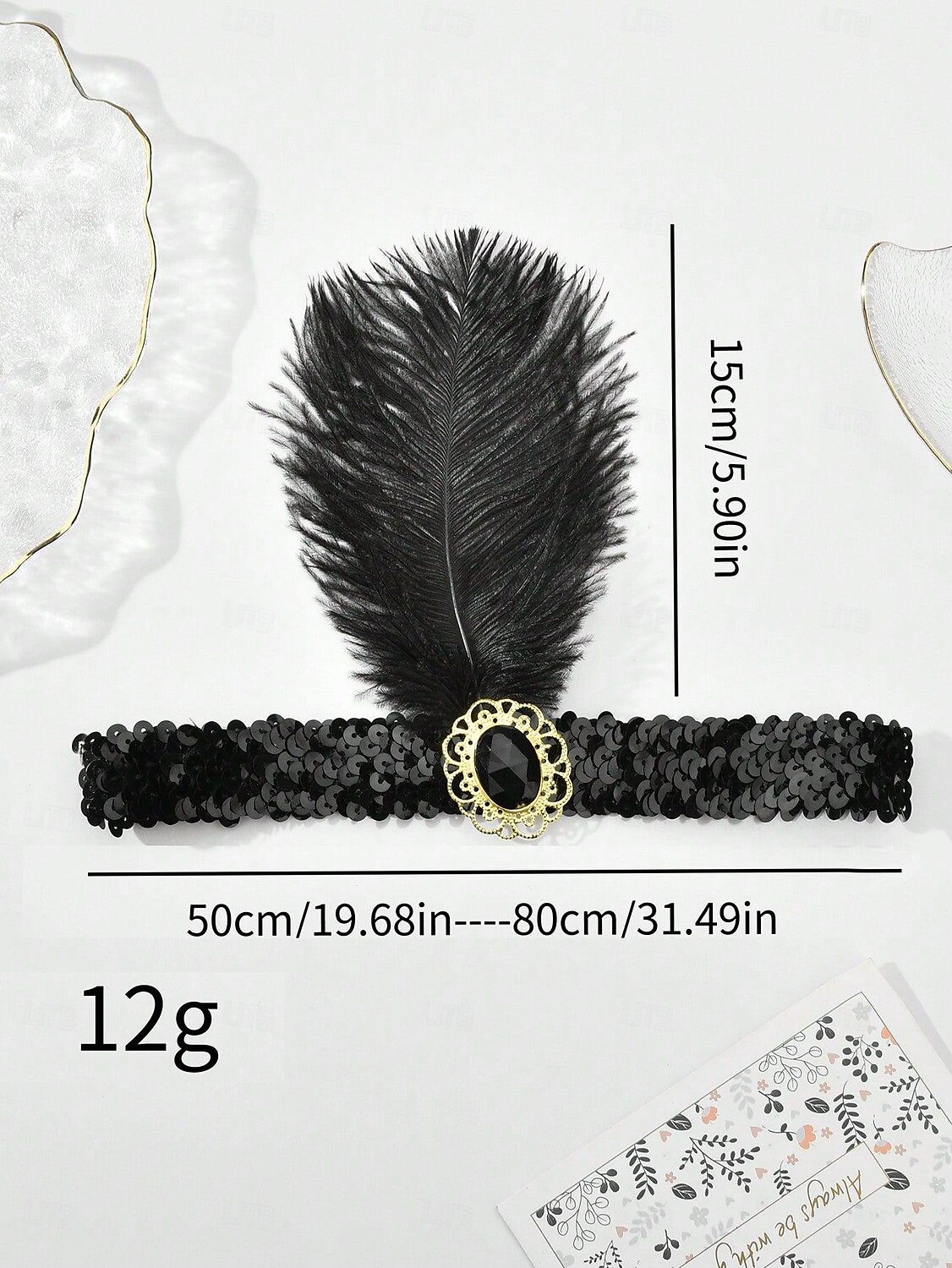 Fejfedők Flapper fejpánt Retró Ordító 20-as évek 1920-as évek Műanyag Kompatibilitás Jelmez Farsang Női Jelmez ékszerek Divatékszer 2025 - $11.49 –P7