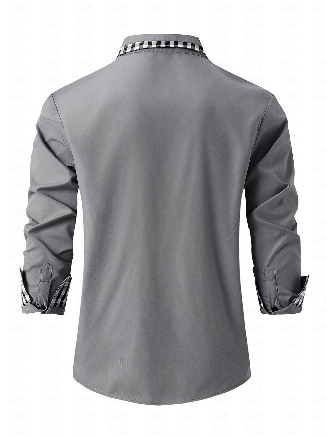 Per uomo Camicie Camicia abbottonata Camicia non stirabile Maglietta informale Nero Bianco Rosa Borgogna Blu Manica lunga Color Block Tinta unita / tinta unita Collo ripiegabile Matrimonio Da mare del 2025 a $25.99 –P2