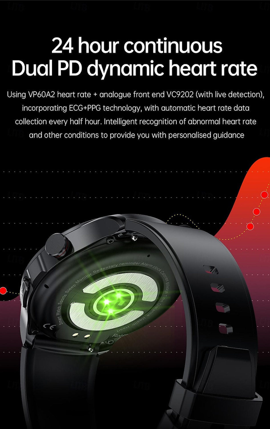 2025年 tk22 スマートスポーツウォッチ心電図 ppg 心拍数血圧モニター hd スクリーン bluetooth コール防水フィットネストラッカー腕時計  コレクション – $78.99 –P10