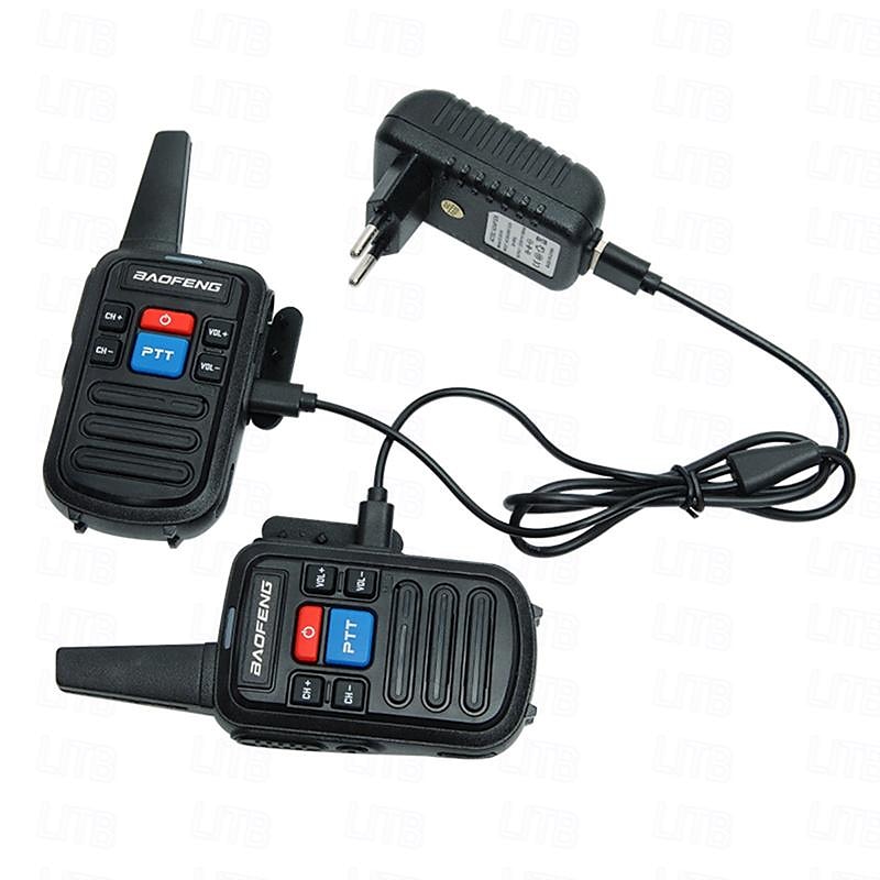 baofeng جهاز اتصال لاسلكي صغير uhf 400-470 ميجا هرتز محمول ثنائي النطاق أجهزة الراديو bf-c50 16 قناة طويلة المدى 5 واط راديو اتجاهين مع شاحن 2025 - $51.99 –P1
