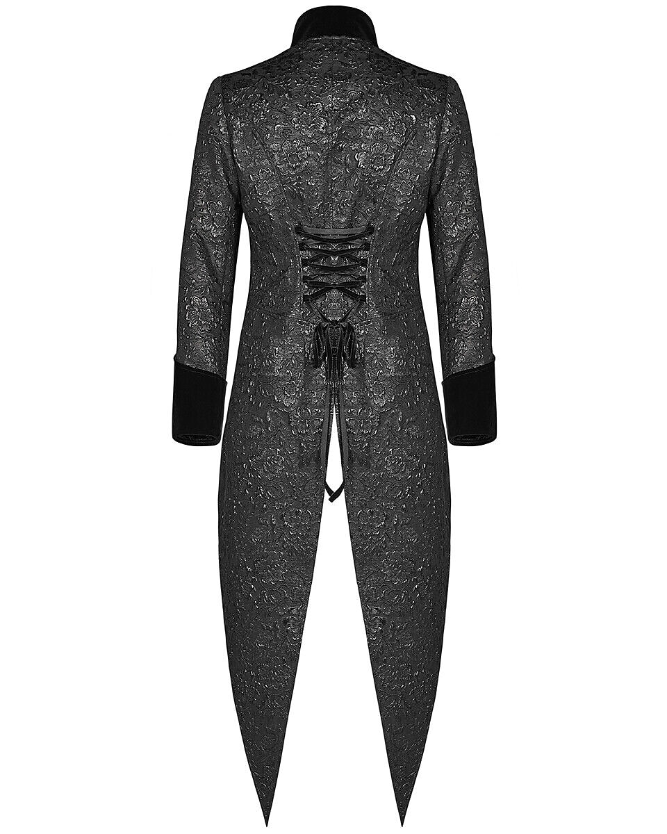 Punk & Gothic Medieval Coat Masquerade Ren Faire Prince Knight Ritter Nobleman Men's Royal Steampunk Party / Evening Adults' Coat 2025 - $52.99 –P11