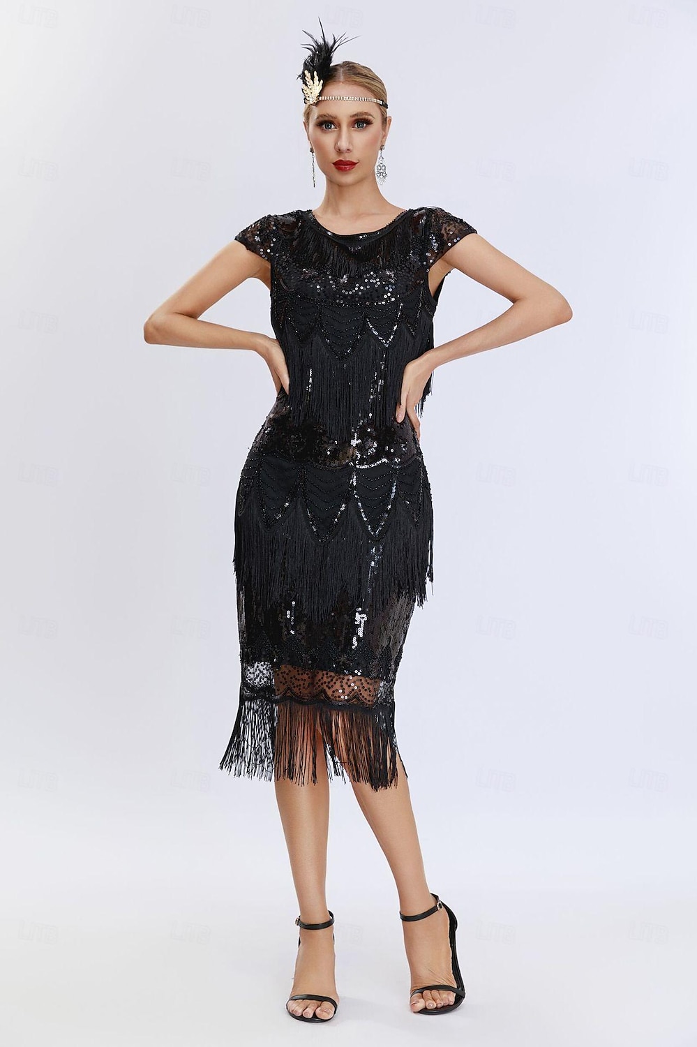 Retró Ordító 20-as évek 1920-as évek Déli Flapper ruha Ruhák A nagy Gatsby Flapper lány Esküvői Vendég Flitter Rojt Flitter Kerek Jelmez Női Teljesítmény Esküvő Esküvői vendég Felnőttek Ruha Hazatér 2025 - $60.99 –P2