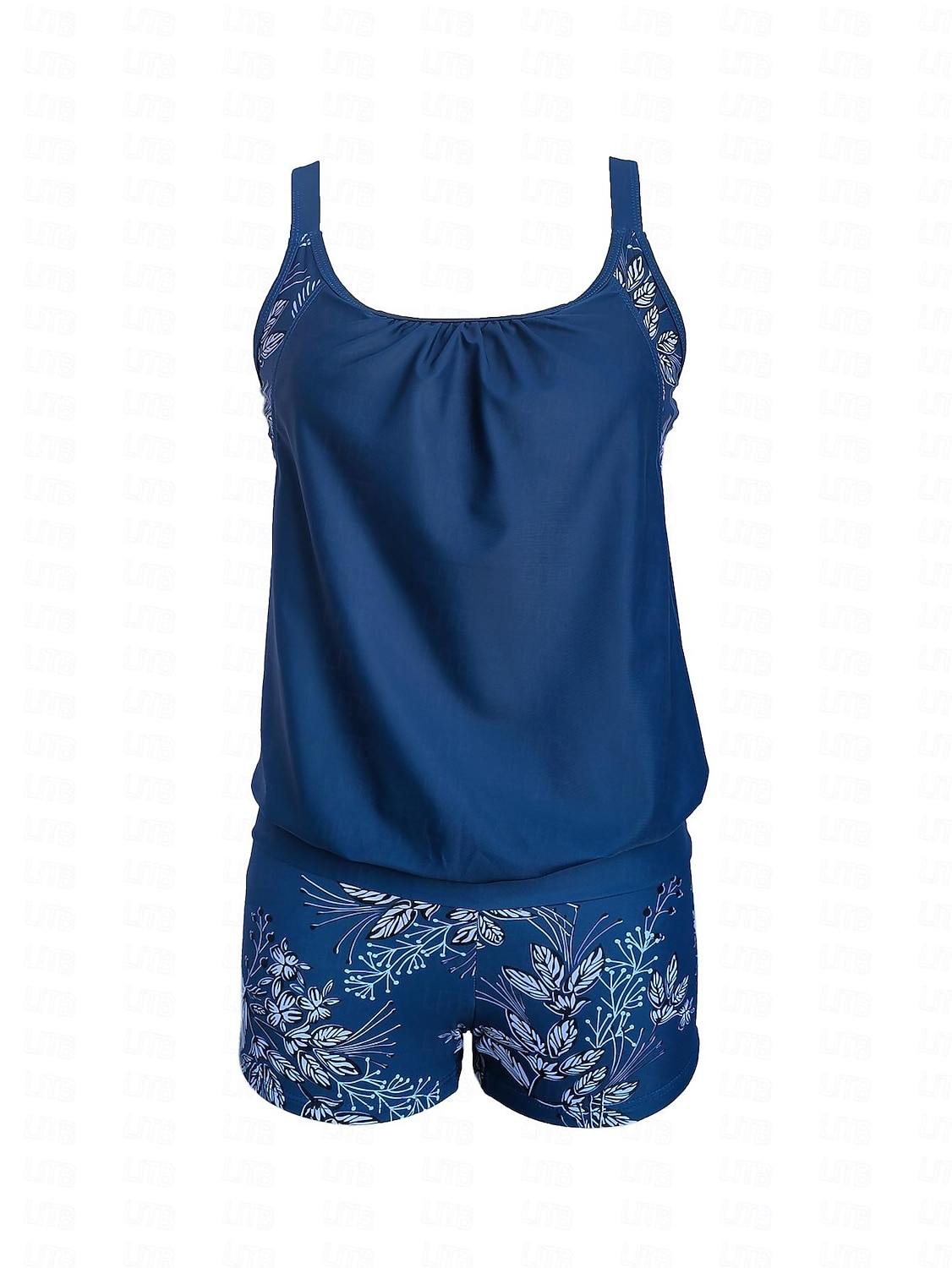 Femmes Maillots de Bain 2 pièces Shorts Maillot de bain Dos nu Vacances Tenues de plage Graphique Col en U Sans manches Maillots de bain de 2025 ? $27.99 –P3