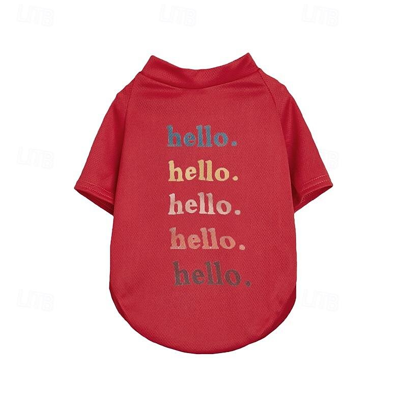 Hund Katt T-shirt söt stil Ledigt Vinter Andningsfunktion Mjuk Tvättbar Bekväm Utomhus Ledigt / vardag Hundkläder for Bichon Frisé Pommeran valpen eller det lilla husdjuret Fjäril Small 2025 - $22.99 –P4