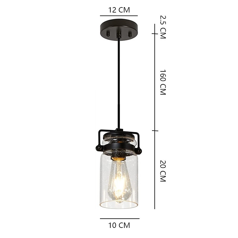 Pendant Lighting for Kitchen Island, 1/3/5-Light Dining Room Light Fixtures Hanging Linear Chandeliers, Farmhouse Chandeliers for Dining Room Pendant Light Fixtures Matte Black Finish with Glass Shades 2025 - $439.99 –P1