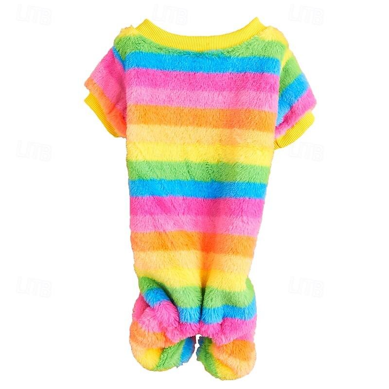 Hund Katze Overall Niedlich Lässig Winter Atmungsaktiv Weich Waschbar Bequem Outdoor Alltagstauglich Hundebekleidung for Bichon Frise Zwergspitz Baby Haustier Papillon Klein 2025 - $26.99 –P4