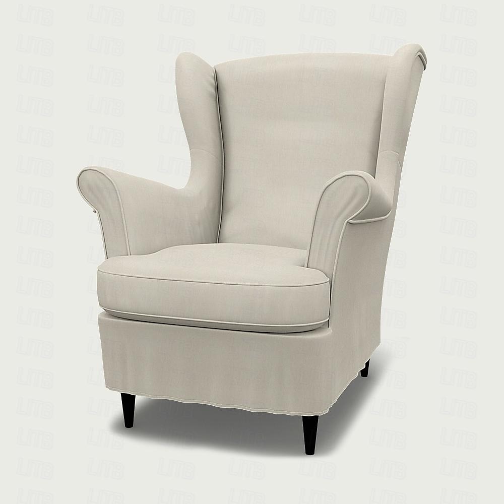 Capa de Cadeira Wingback em Linho com Capa de Braço Lavável à Máquina Secável de 2025 por $209.59 –P18
