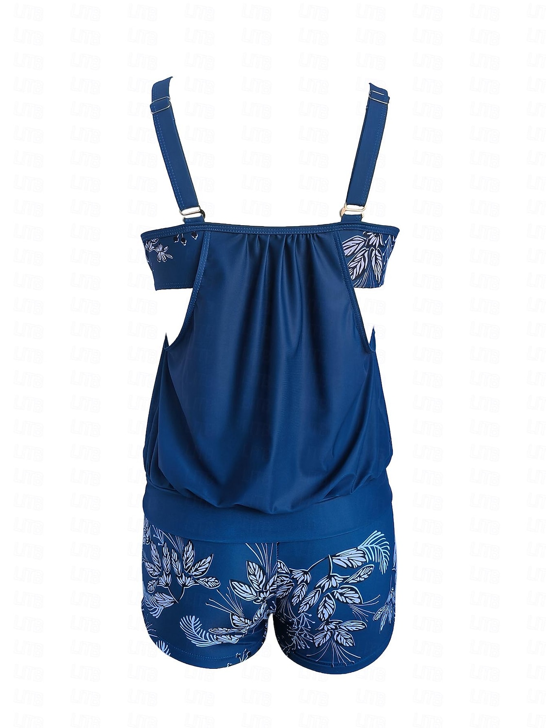 Femmes Maillots de Bain 2 pièces Shorts Maillot de bain Dos nu Vacances Tenues de plage Graphique Col en U Sans manches Maillots de bain de 2025 ? $27.99 –P5