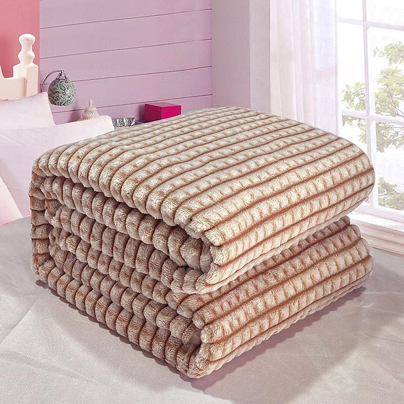 Thickened Solid Color Pineapple Checked Flannel Blanket Coral Velvet Sofa Cover Blanket Air Conditioning Blanket Nap Blanket 2025 - $8.49 –P14