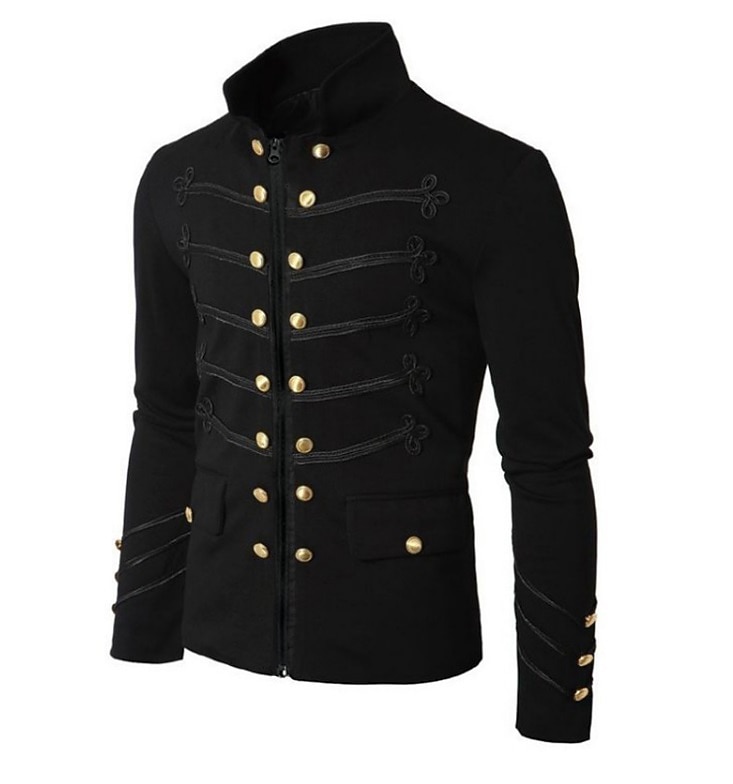 Coat Masquerade Circus Jacket Prince Aristocrat Plus Size Retro Vintage Medieval Adults' Men's Carnival Masquerade Queen's Platinum Jubilee 2022 Elizabeth 70 Years Dress Up 2026 - $49.99 –P2