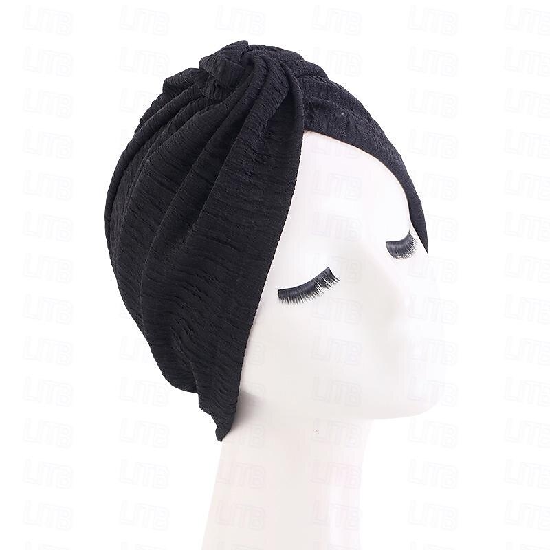 Mulheres Chapéus Turbante Árabe árabe muçulmano Ramadã Côr Sólida Adulto Peça para Cabeça de 2025 por $14.99 –P3