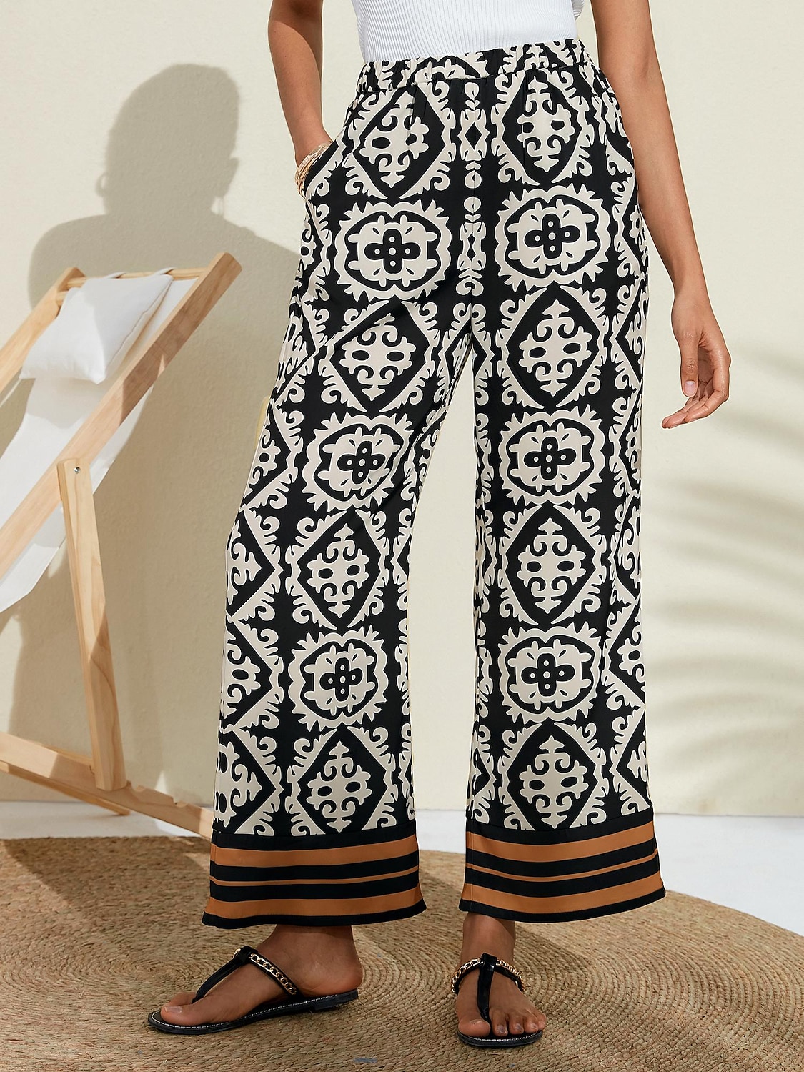 pantaloni dritti rilassati a tutta lunghezza del 2025 a $64.99 –P2