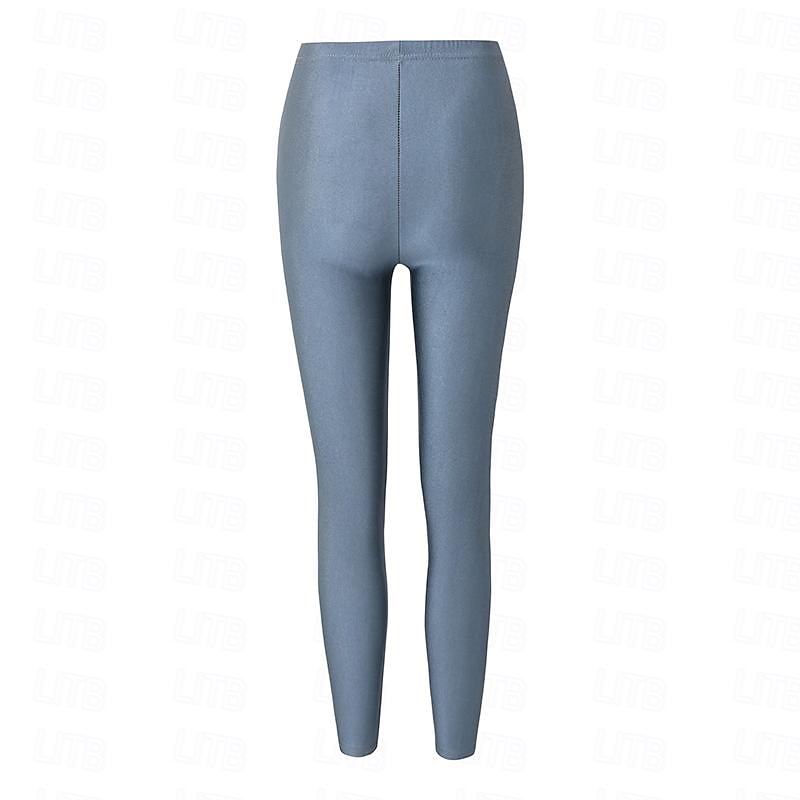 Women's Normal Tights Leggings Fashion Full Length Mid Waist Plain Comfort Micro-elastic Party Valentine's Day Casual Black White Pink Wine Summer Spring & Fall Slim 2025 - $12.99 –P2
