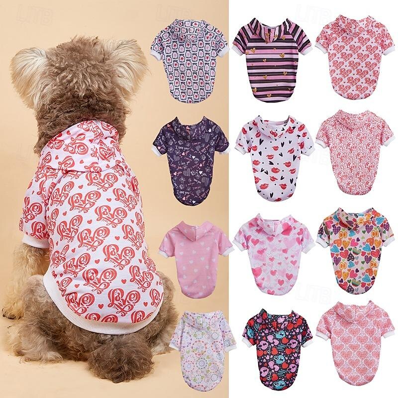 Chien Chat Pulls à capuche Mignon Occasionnel Hiver Respirant Doux Lavable Confortable Extérieur Décontracté Quotidien Vêtements pour Chiens for Bichon Frisé Spitz Nain Bébé Animal Papillon Petit de 2025 ? $23.99 –P1