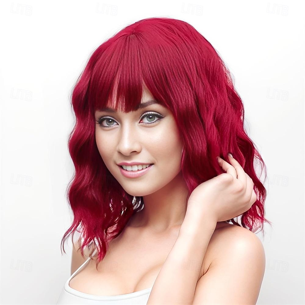 kort ombre blond parykk med smell skulderlengde krøllete bob parykk for kvinner naturlig utseende syntetisk krøllet blond bob parykk for fest og daglig bruk 2025 - $26.99 –P8
