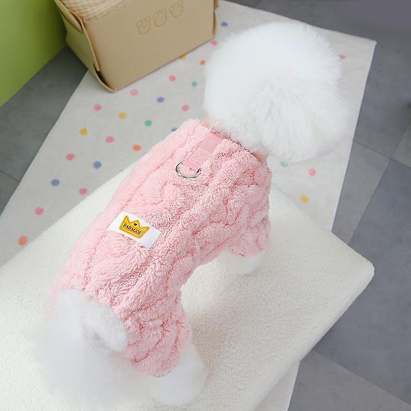 2025年 犬用 猫用 ジャンプスーツ ファッション かわいいスタイル 冬 ウォーム ソフト 洗濯可 快適 アウトドア スポーツ 犬服 for ビジョンフリーゼ プードル ポメラニアン 赤ちゃんサイズ パピヨン コレクション – $26.99 –P9