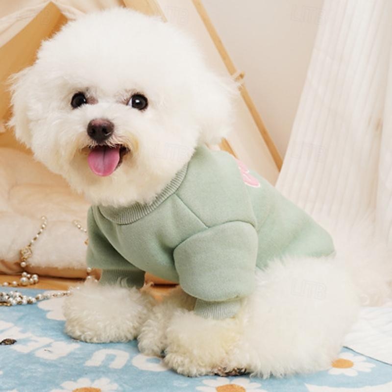 Koirat Kissat College Muoti söpö tyyli Talvi Lämmin Pehmeä Pestävä Mukava ulko- Urheilu Koiran vaatteet for Bichon Frise Villakoira Pomeranian Pienelle lemmikille papillon 2025 - $23.99 –P9