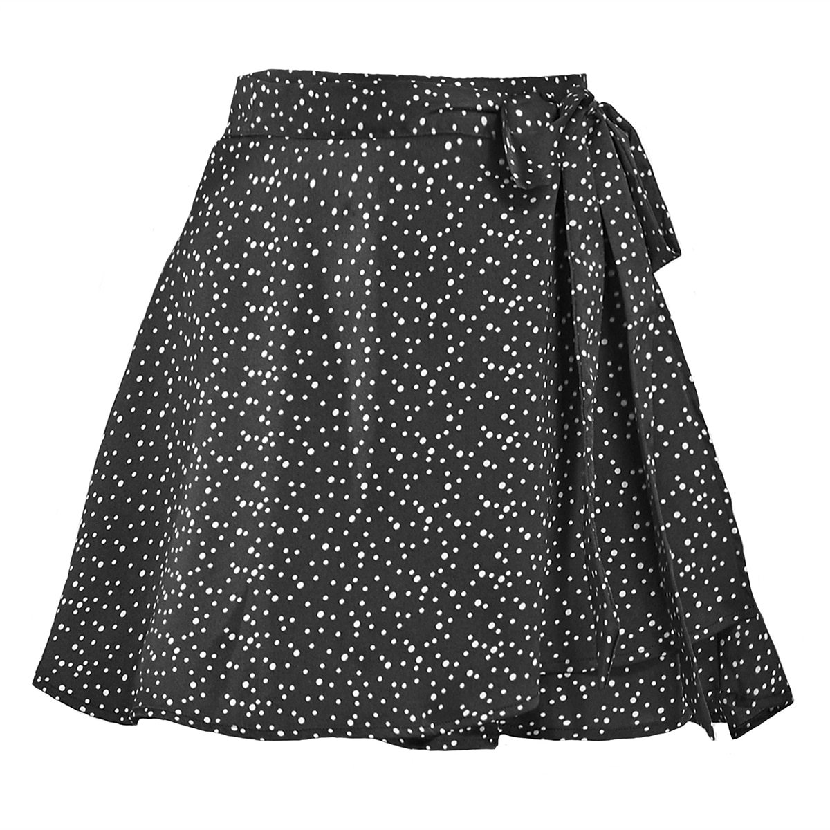 dammardi gras kjol en linje mini hög midja kjolar rosett enfärgad vardagshelg sommar satin mode casual vin svart-vit svart rosa karnevalstema 2026 - $27.99 –P20
