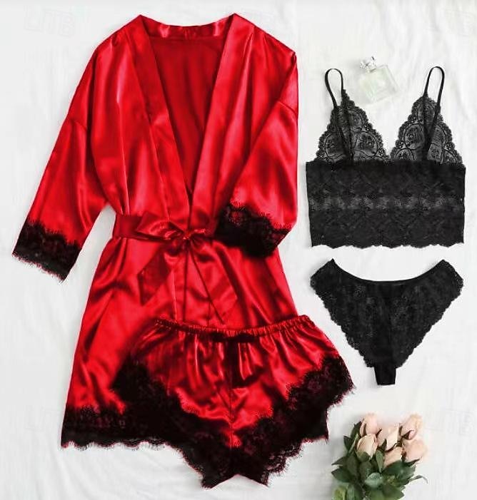 Adults' Solid Color Pajamas Nightwear Onesie Pajamas Kigurumi Pajamas Pajamas For Women's Valentine's Day Cartoon 2025 - $28.99 –P16