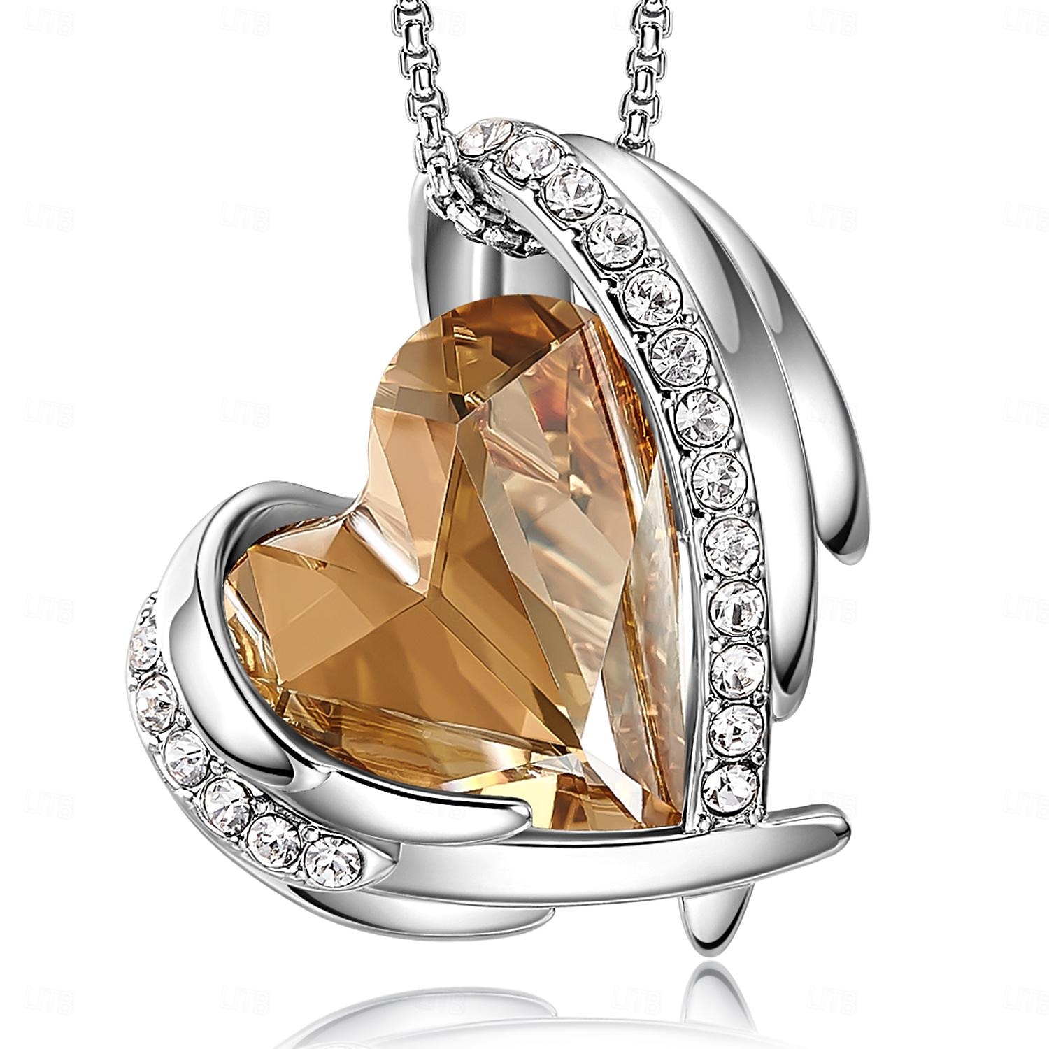 cadouri de ziua femeii ziua femeii cadouri de ziua mamei pentru fete colier înger roz feminin nișă pandantiv creativ de cristal accesoriu simplu și versatil colier cadouri de ziua mamei pentru mama 2025 - $50.24 –P9