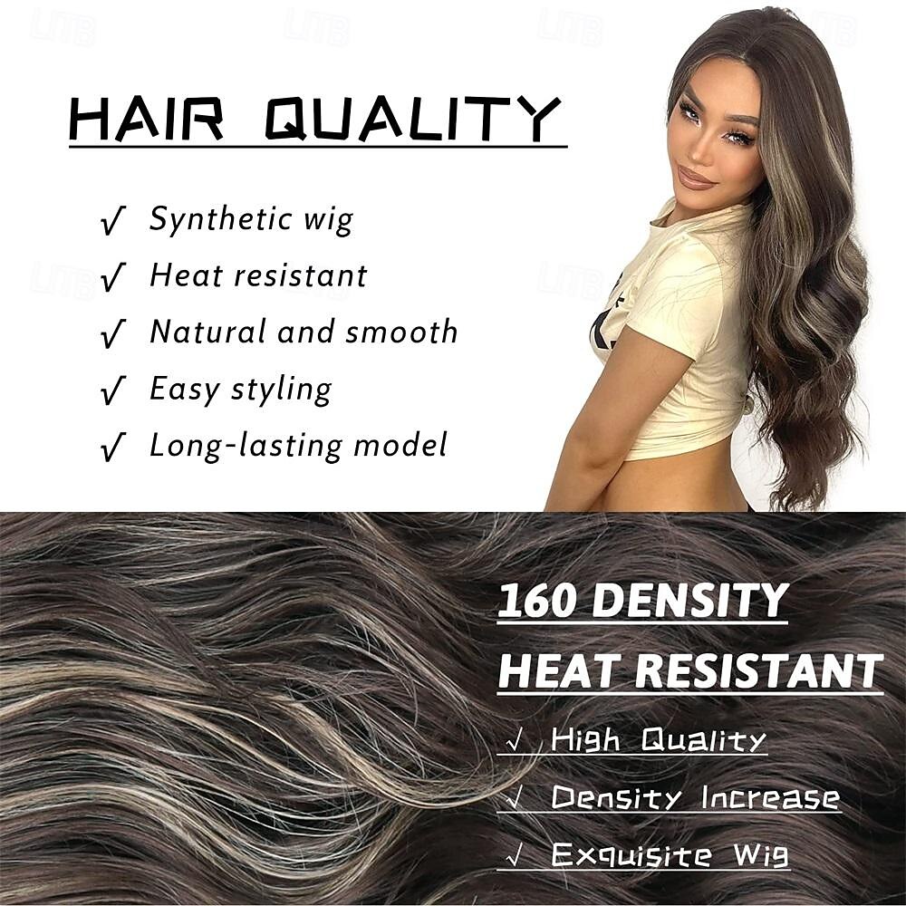 длинные черные парики для женщин, 26-дюймовый длинный вьющийся парик, натуральный синтетический термостойкий парик из термостойкого волокна, черный волнистый парик для ежедневного использования на 2026 - $29.99 –P9