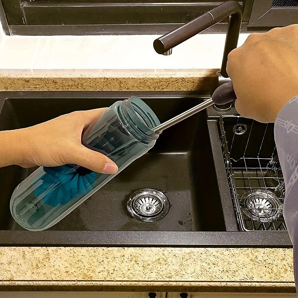 Set di spazzole per la pulizia delle bottiglie d'acqua 3 in 1: perfetto per bottiglie a collo stretto, bottiglie sportive, tazze da caffè, bicchieri e fiaschette del 2025 a $11.99 –P3