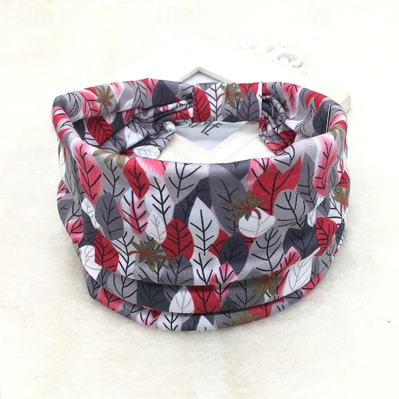 fascia boho fascia per capelli larga da donna boho elastico sportivo copricapo yoga fascia per capelli allenamento fascia per capelli del 2025 a $6.99 –P33