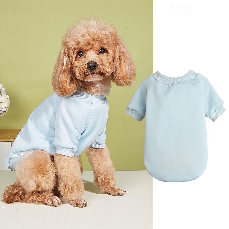 2025年 犬用 猫用 スウェットシャツ かわいいスタイル カジュアル 冬 ウォーム 高通気性 ソフト 洗濯可 快適 アウトドア カジュアル/普段着 犬服 for ビジョンフリーゼ ポメラニアン 赤ちゃんサイズ パピヨン Small コレクション – $20.99 –P11