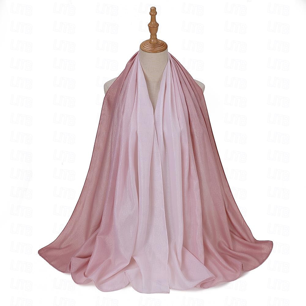 Mujer Chales Hijab Bufandas Dubai islámico árabe musulmán Ramadán Adulto Tocados 2026 - $19.49 –P13