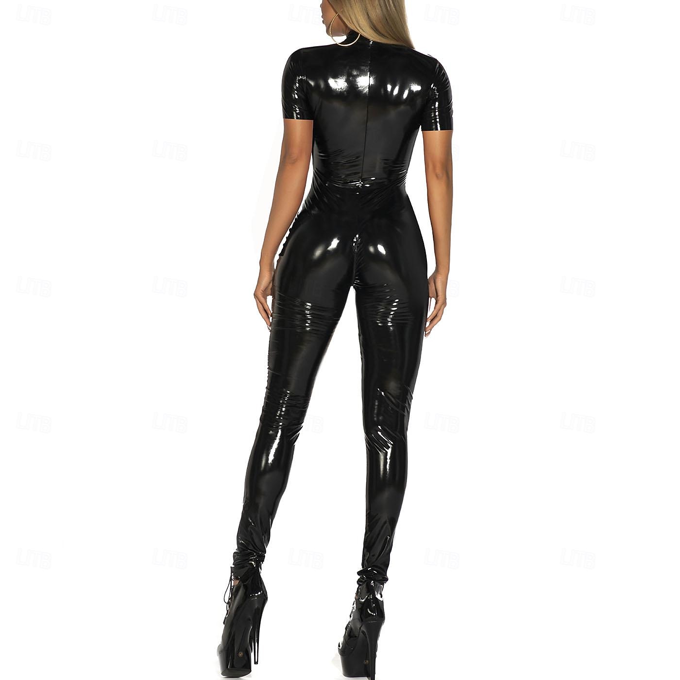 Dance Costumes Exotic Dancewear Pole dance Leotard / Onesie Pure Color Splicing Women's Performance Training Short Sleeve High PU 2026 - $40.99 –P2