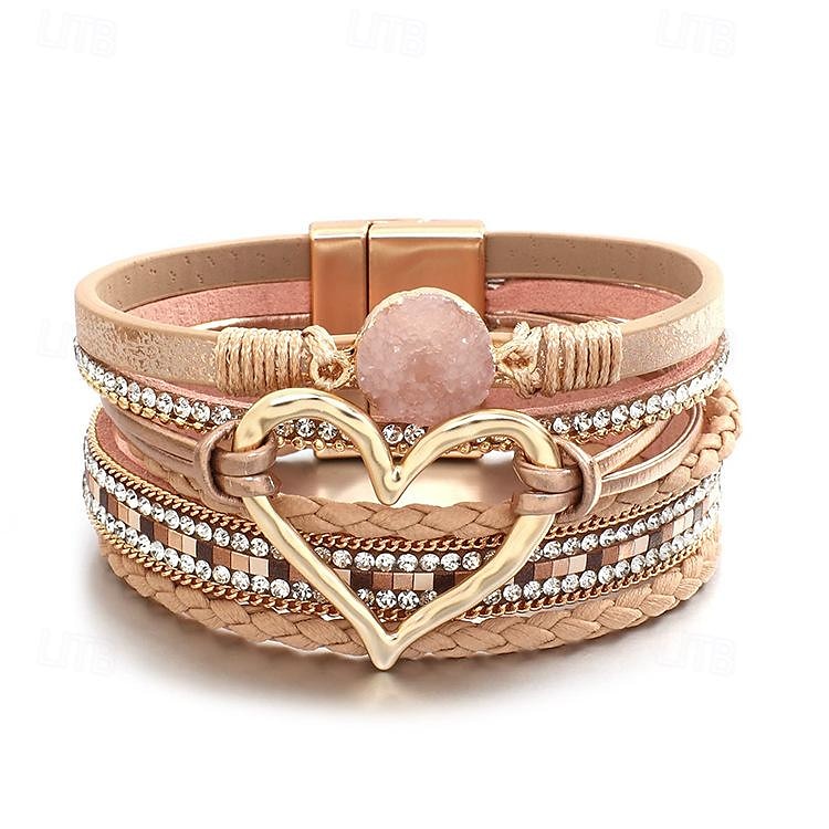 Armband Schmuck Retro Vintage Böhmische Boho PU-Leder Für Cosplay Herren Damen Modeschmuck Modeschmuck 2025 - $11.99 –P6