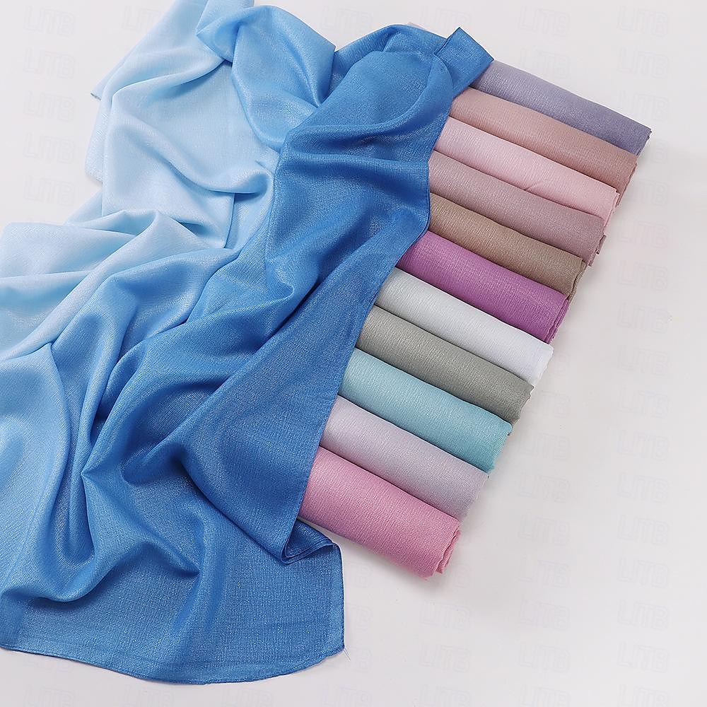 Mujer Chales Hijab Bufandas Dubai islámico árabe musulmán Ramadán Adulto Tocados 2026 - $19.49 –P21