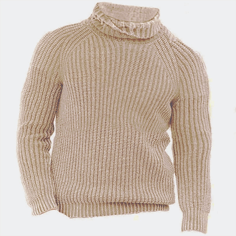 Herre Turtleneck genser Genser Pullover genser Herre Turtle Neck Jumper Riflet Strikke Avklipt Strikket Rullekrage Moderne Moderne Dagligdagstøy Ut på byen Klær Høst vinter Svart Hvit M L XL 2025 - $19.49 –P8