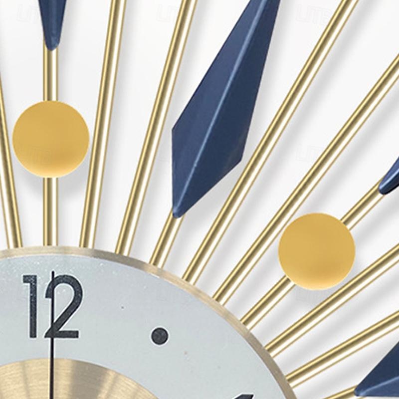 velké nástěnné hodiny kovové dekorativní polovina století tiché netikající velké hodiny moderní bytové dekorace do obývacího pokojeložnicejídelna kancelář 2026 - $126.09 –P6