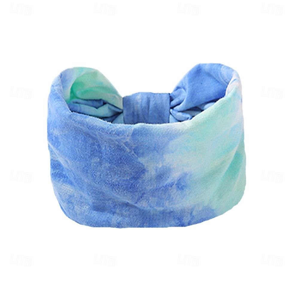 fasce boho larghe fasce per capelli turbante stile africano fasce annodate elasticizzate leopardate fasce floreali elastiche per capelli yaga accessori di moda per donne e ragazze nere (set 6) del 2025 a $6.99 –P17