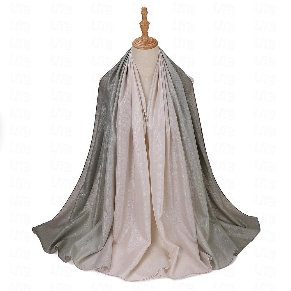 Mujer Chales Hijab Bufandas Dubai islámico árabe musulmán Ramadán Adulto Tocados 2026 - $19.49 –P7