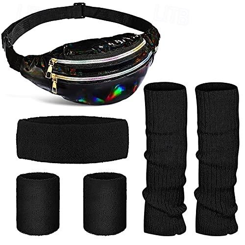 שנות ה-80 נשף מסכות תחפושות בגדי ריקוד נשים האלווין (ליל כל הקדושים) קרנבל נשף מסכות מסיבה\אירוע ערב מסיבת רווקות מצעד הגאווה מבוגרים מחממי רגליים שק גומיות 2026 - $21.99 –P5